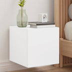 Meuble TV Gris Béton et Blanc Mural - 60 cm-Mon Meuble TV-Blanc-1-30.5 x 35 x 30 cm-46