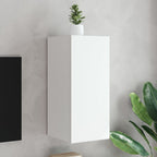 Meuble TV Gris Béton et Blanc Mural - 60 cm-Mon Meuble TV-Blanc-1-30.5 x 35 x 70 cm-50