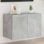 Meuble TV Gris Béton et Blanc Mural - 60 cm-Mon Meuble TV-Gris béton-1-60 x 35 x 41 cm-28