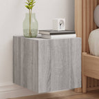Meuble TV Gris Béton et Blanc Mural - 60 cm-Mon Meuble TV-Sonoma gris-1-30.5 x 35 x 30 cm-48