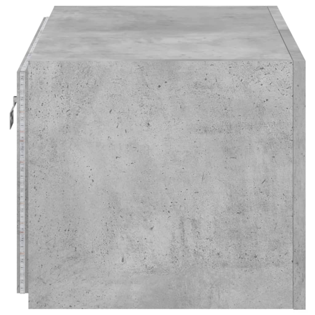 Meuble TV Gris Béton et Blanc Mural - 60 cm-Mon Meuble TV-Sonoma gris-2-30.5 x 35 x 30 cm-10