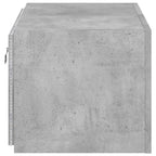Meuble TV Gris Béton et Blanc Mural - 60 cm-Mon Meuble TV-Sonoma gris-2-30.5 x 35 x 30 cm-10