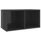 Meuble TV Gris Brillant - 72 cm-Mon Meuble TV-2