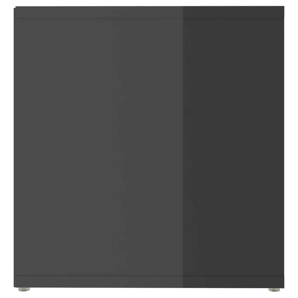 Meuble TV Gris Brillant - 72 cm-Mon Meuble TV-6