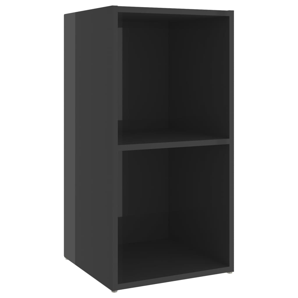 Meuble TV Gris Brillant - 72 cm-Mon Meuble TV-7