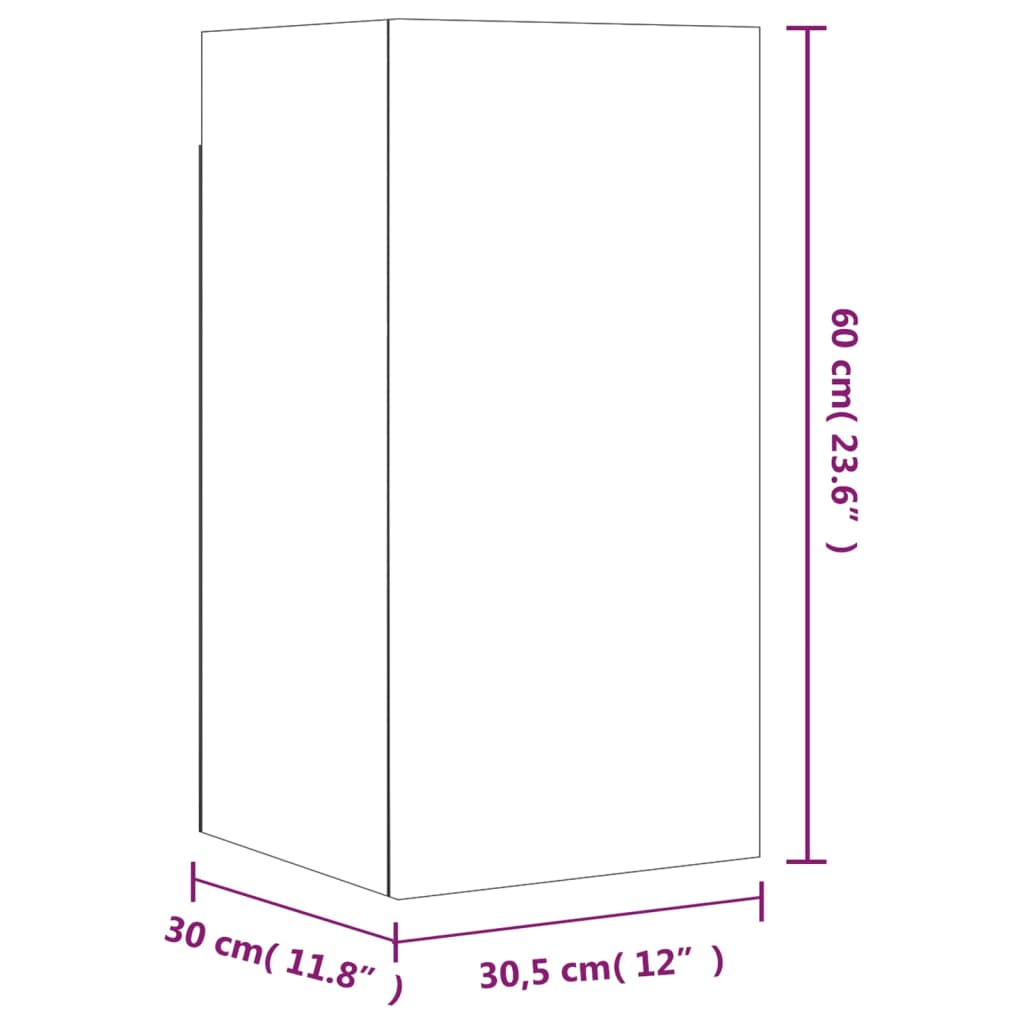 Meuble TV Gris Clair Effet Bois - 7 Pièces-Mon Meuble TV-Gris béton-11