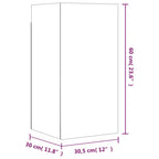 Meuble TV Gris Clair Effet Bois - 7 Pièces-Mon Meuble TV-Gris béton-11