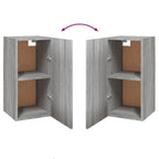 Meuble TV Gris Clair Effet Bois - 7 Pièces-Mon Meuble TV-Gris béton-7