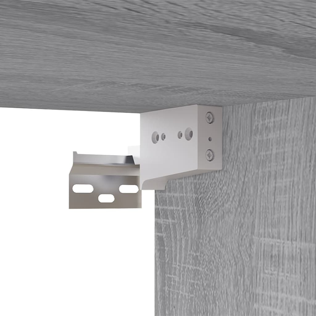 Meuble TV Gris Clair Effet Bois - 7 Pièces-Mon Meuble TV-Gris béton-8
