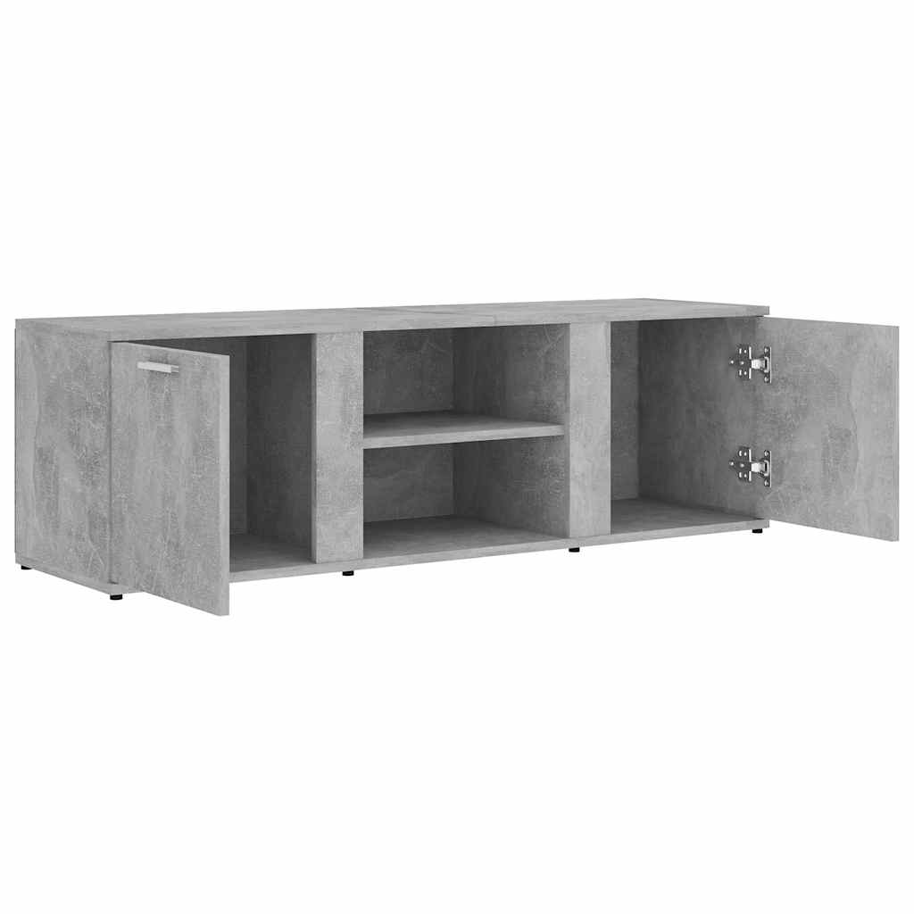 Meuble TV Gris Effet Béton - 120 cm-Mon Meuble TV-Gris béton-6