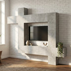meuble-tv-gris-et-blanc-effet-beton-9-pieces-decor