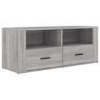 Meuble TV Gris Foncé Effet Bois - 100 cm-Mon Meuble TV-Sonoma gris-1-2