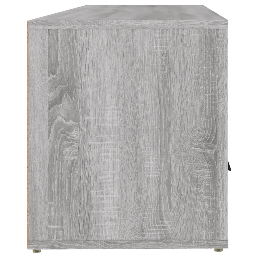 Meuble TV Gris Foncé Effet Bois - 100 cm-Mon Meuble TV-Sonoma gris-1-8