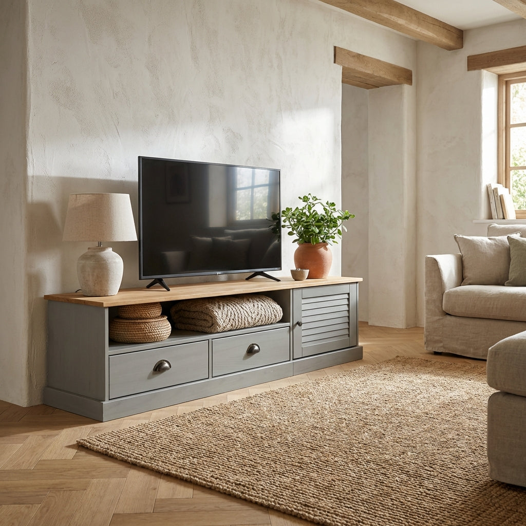 meuble-tv-gris-marron-en-pin-massif-156-cm-decor