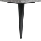Meuble TV Gris Mat Effet Chêne - 150 cm-Mon Meuble TV-Gris béton-1-10