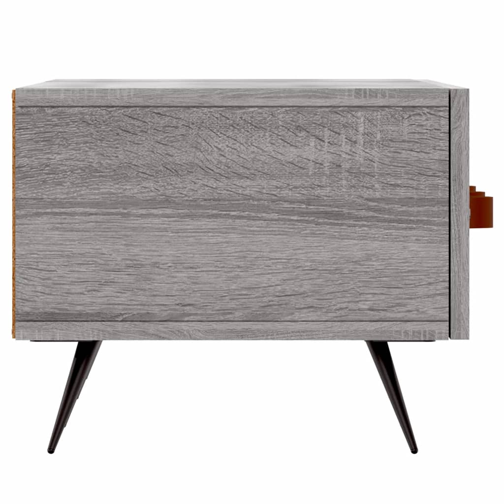 Meuble TV Gris Mat Effet Chêne - 150 cm-Mon Meuble TV-Gris béton-1-7