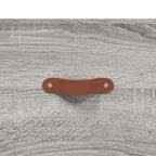Meuble TV Gris Mat Effet Chêne - 150 cm-Mon Meuble TV-Gris béton-1-9