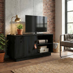 meuble-tv-gris-noir-en-pin-massif-70-cm-decor