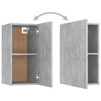 Meuble TV Haut Gris Béton - Lot de 2-Mon Meuble TV-12