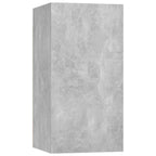 Meuble TV Haut Gris Béton - Lot de 2-Mon Meuble TV-7