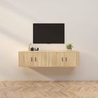 Meuble TV Haut Industriel Effet Sonoma Gris - 3 Pièces-Mon Meuble TV-Chêne sonoma-80 cm-2-33