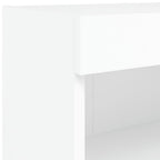 Meuble TV Haut LED Blanc - 160 cm-Mon Meuble TV-Gris béton-80 cm-2-11