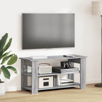Meuble TV Imitation Chêne Gris - 100 cm-Mon Meuble TV-Sonoma gris-2