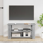 Meuble TV Imitation Chêne Gris - 100 cm-Mon Meuble TV-Sonoma gris-4