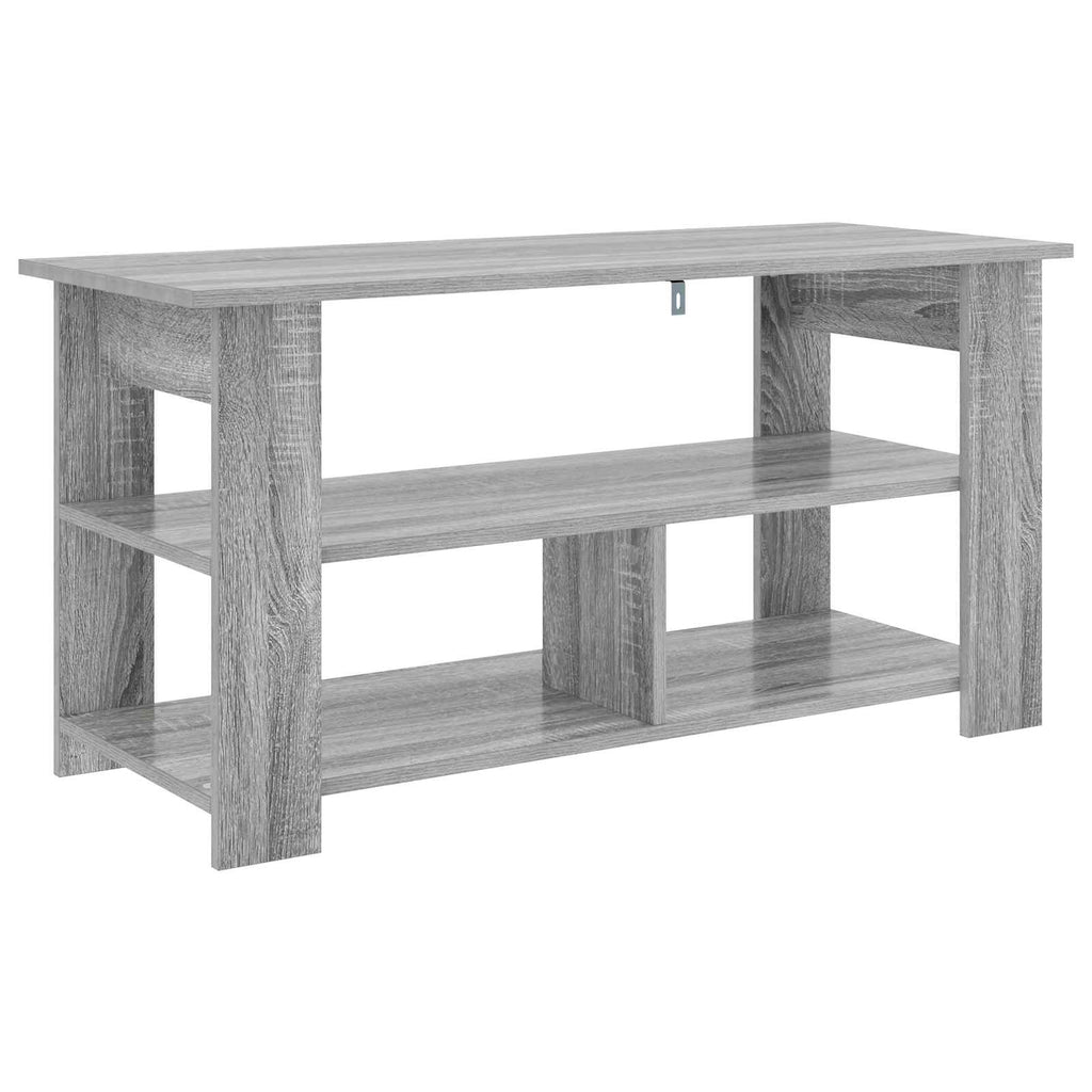 Meuble TV Imitation Chêne Gris - 100 cm-Mon Meuble TV-Sonoma gris-7