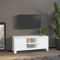 Meuble TV Industriel Blanc en Métal - 105 cm-Mon Meuble TV-Blanc-1-1