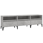 Meuble TV Industriel Effet Béton - 150 cm-Mon Meuble TV-2