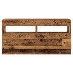 Meuble TV Industriel Effet Vieux Bois - 180 cm-Mon Meuble TV-Chêne fumé-1-7