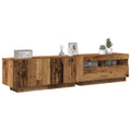 Meuble TV Industriel Effet Vieux Bois - 180 cm-Mon Meuble TV-Vieux bois-1-1
