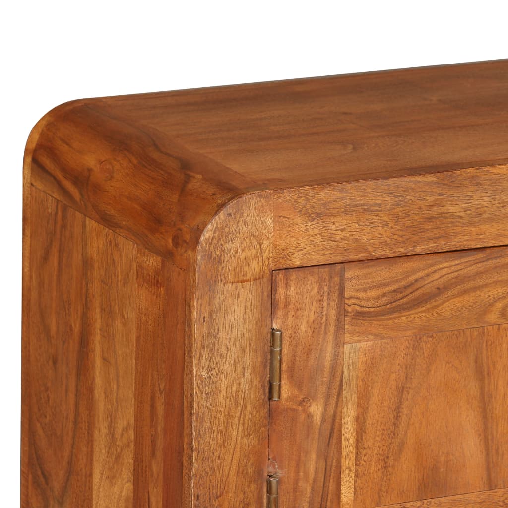 Meuble TV Industriel en Acacia Massif - 120 cm-Mon Meuble TV-4