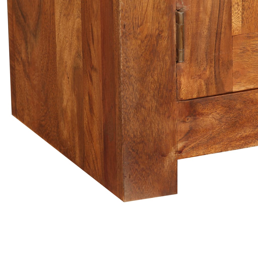 Meuble TV Industriel en Acacia Massif - 120 cm-Mon Meuble TV-5