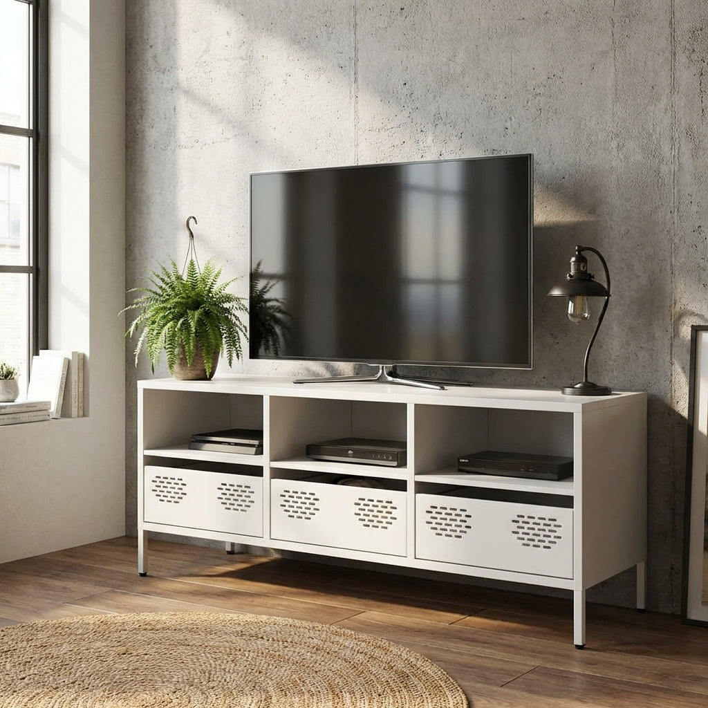 meuble-tv-industriel-en-acier-blanc-101-5-cm-decor