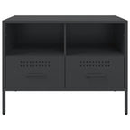 Meuble TV Industriel en Acier Noir - Lot de 2-Mon Meuble TV-Noir-1-7