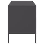 Meuble TV Industriel en Acier Noir - Lot de 2-Mon Meuble TV-Noir-1-8