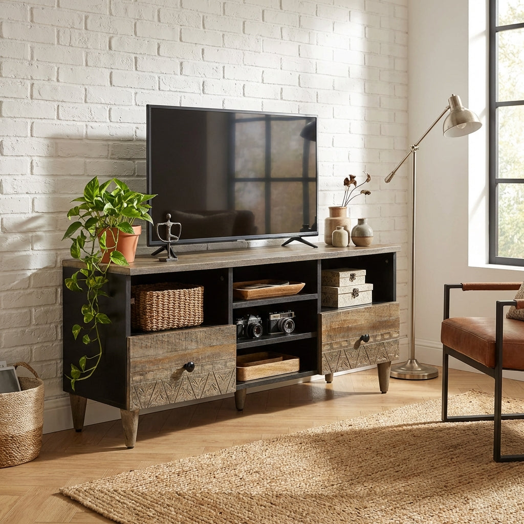 meuble-tv-industriel-en-bois-de-manguier-noir-100-cm-decor
