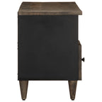 Meuble TV Industriel en Bois de Manguier Noir - 100 cm-Mon Meuble TV-4