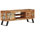 Meuble TV Industriel en Bois de Récupération - 112 cm-Mon Meuble TV-1