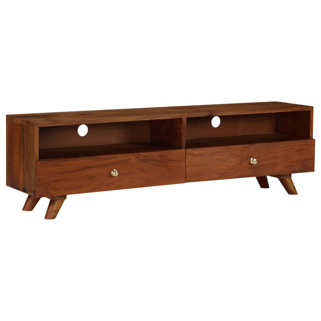 Meuble TV Industriel en Bois de Récupération - 140 cm-Mon Meuble TV-1