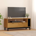 Meuble TV Industriel en Bois et Noir - 110 cm-Mon Meuble TV-2