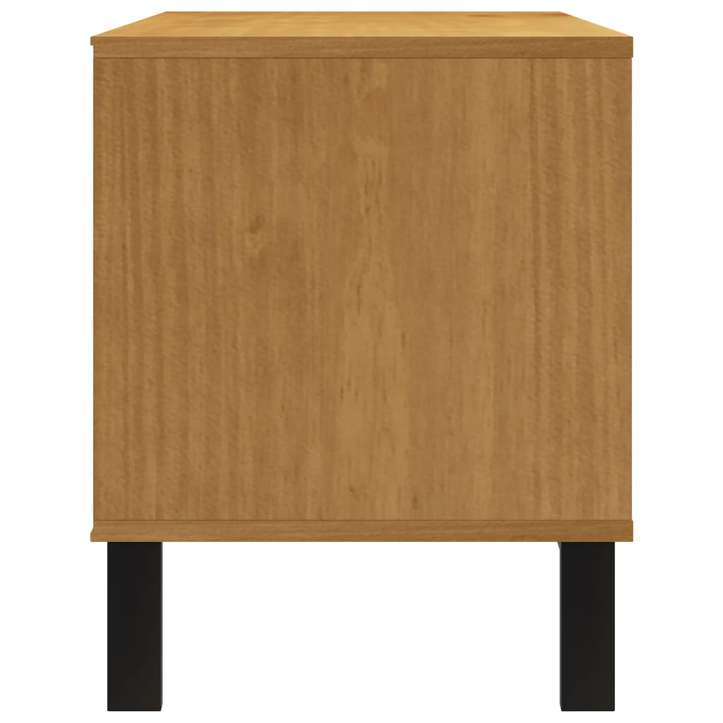 Meuble TV Industriel en Bois et Noir - 110 cm-Mon Meuble TV-6