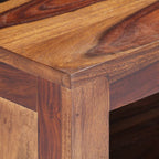 Meuble TV Industriel en Bois Massif - 90 cm-Mon Meuble TV-5