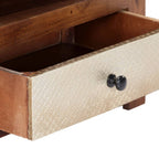 Meuble TV Industriel en Bois Massif - 90 cm-Mon Meuble TV-6