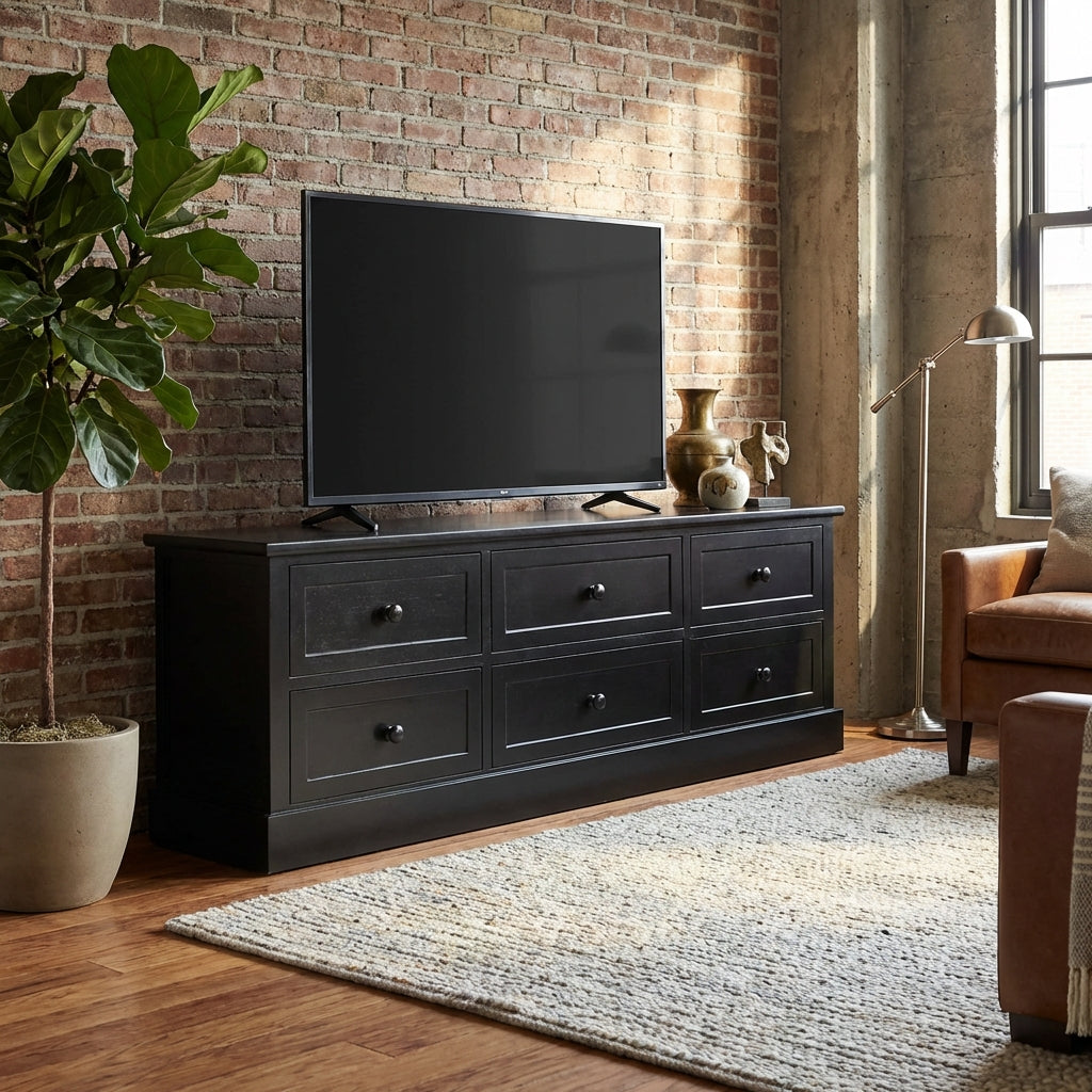 meuble-tv-industriel-en-bois-noir-108-cm-decor