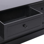 Meuble TV Industriel en Bois Noir - 108 cm-Mon Meuble TV-Blanc-1-6