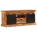Meuble TV Industriel en Bois Recyclé - 110 cm-Mon Meuble TV-1