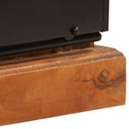 Meuble TV Industriel en Bois Recyclé - 110 cm-Mon Meuble TV-10